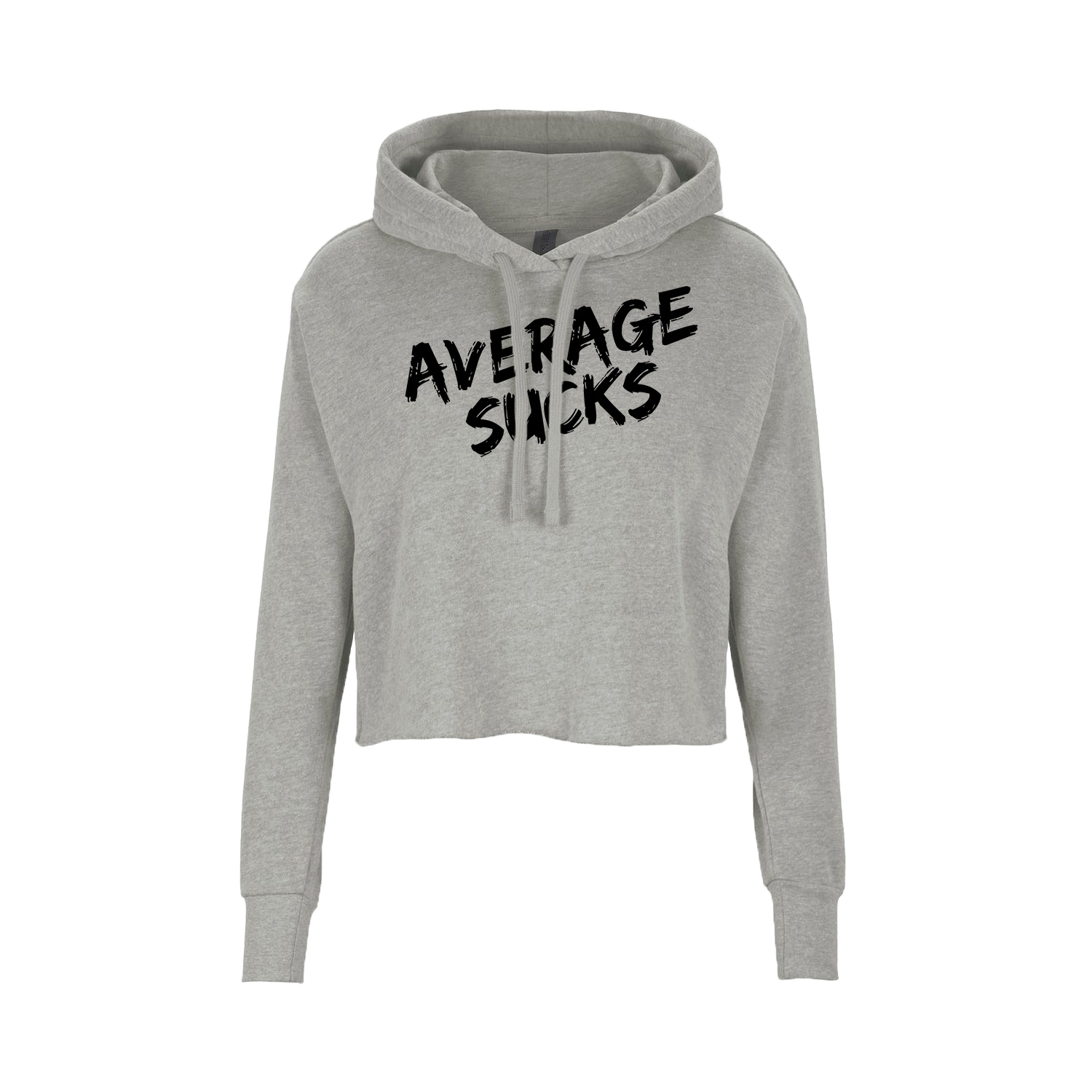 Average Sucks Women's Cropped Hoodie