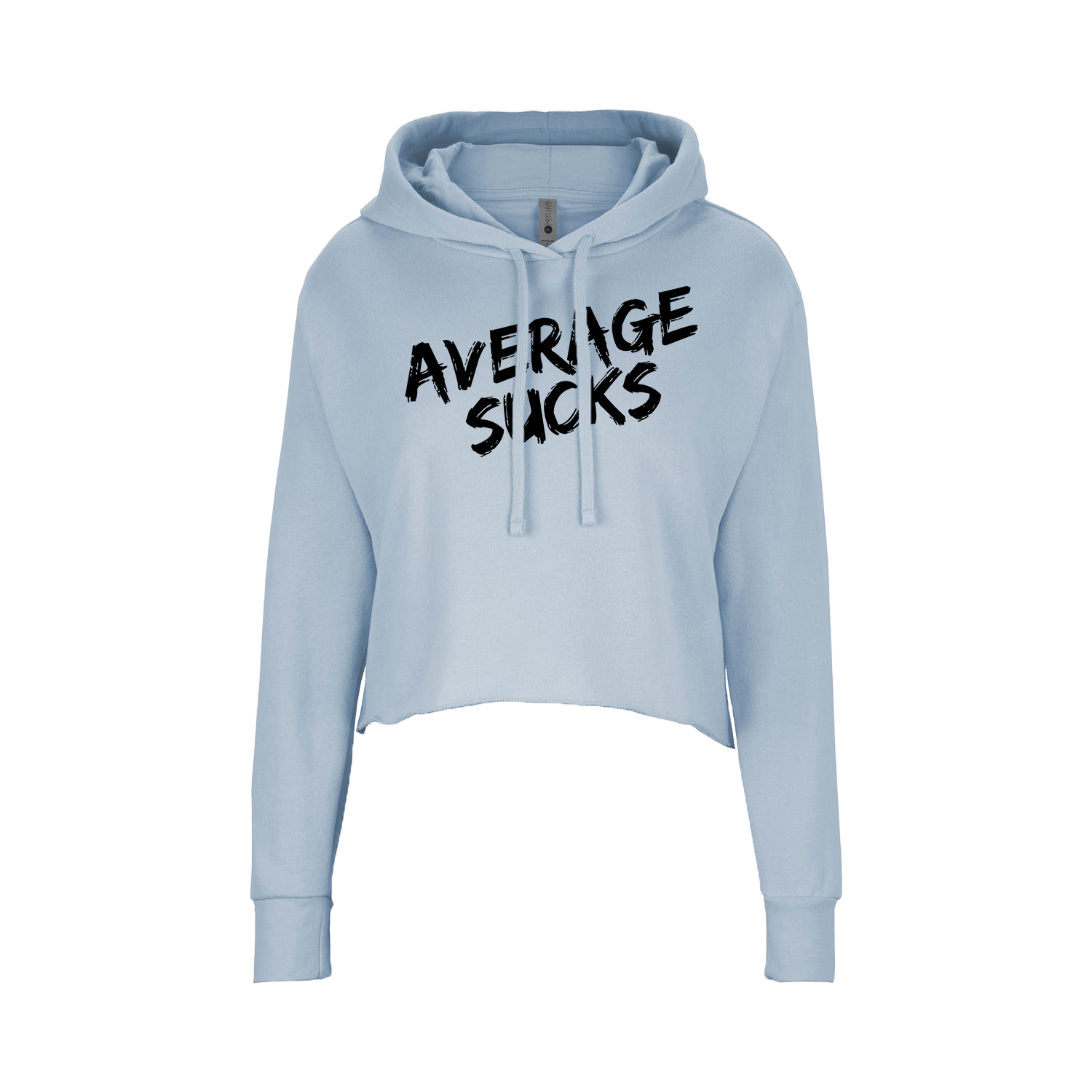 Average Sucks Women's Cropped Hoodie