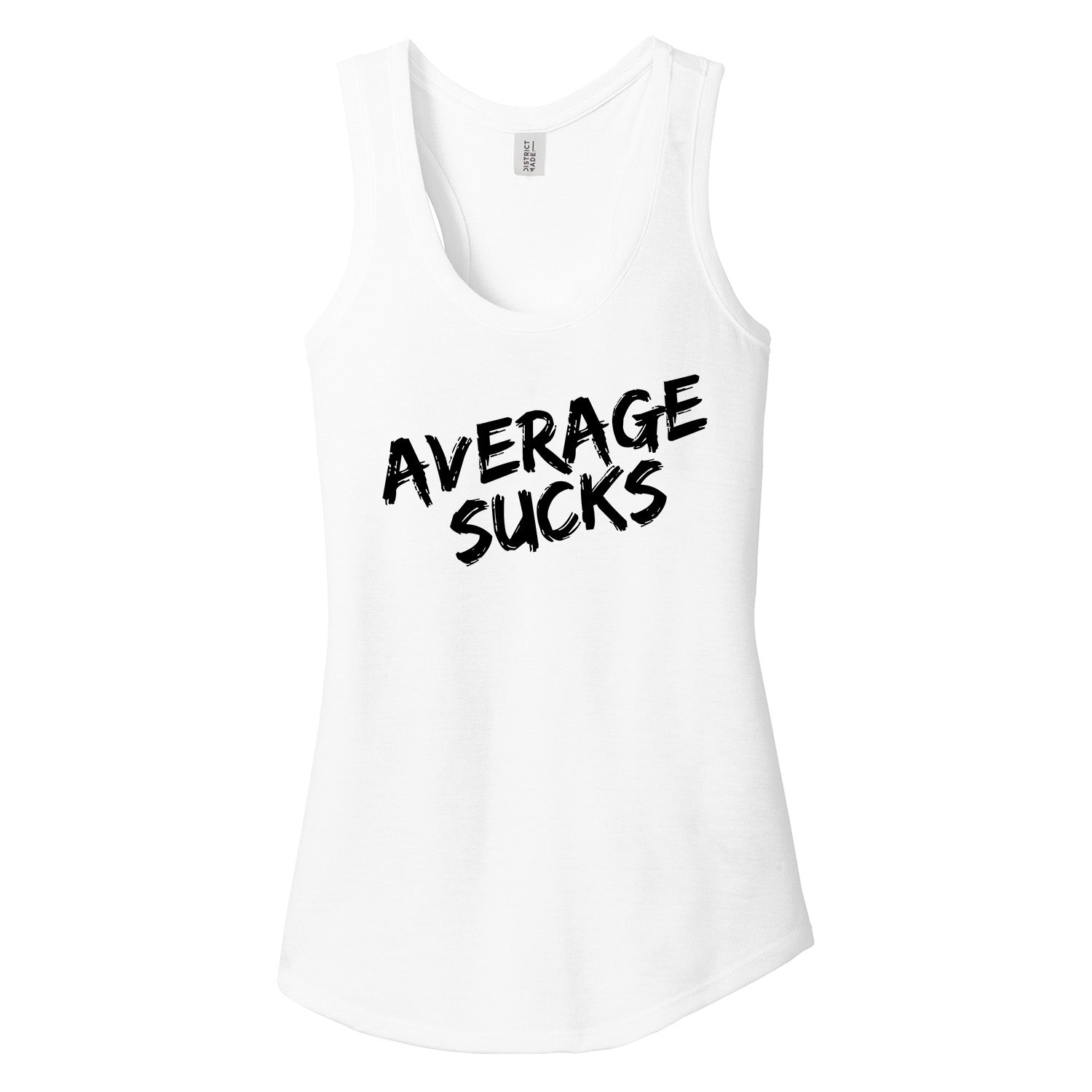 Average Sucks Women's Racerback Tank