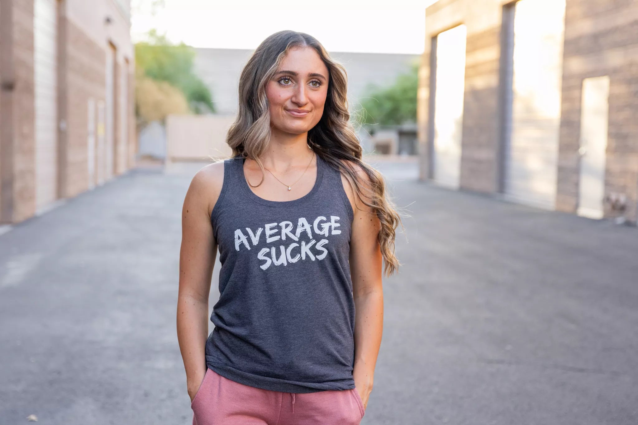 Average Sucks Women's Racerback Tank