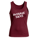 Average Sucks Women's Racerback Tank