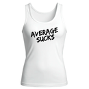 Average Sucks Women's Racerback Tank